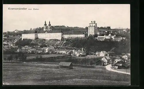 AK Kremsmünster, Ortsansicht von Osten