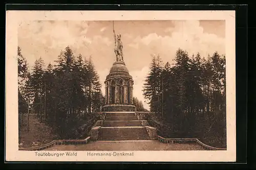 AK Hermanns-Denkmal im Teutoburger Wald