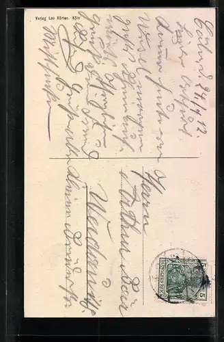 AK Köln am Rhein, Westseite vom Dom