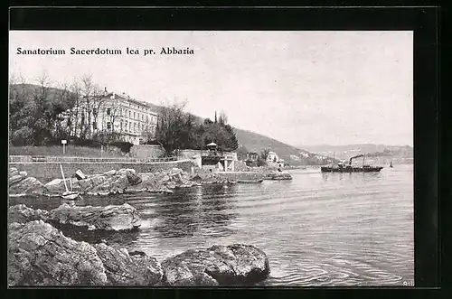 AK Abbazia, Sanatorium Sacerdotum lca pr. Abbazia