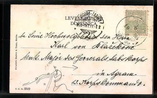 AK Cirkvenica, Ortsansicht am Meer