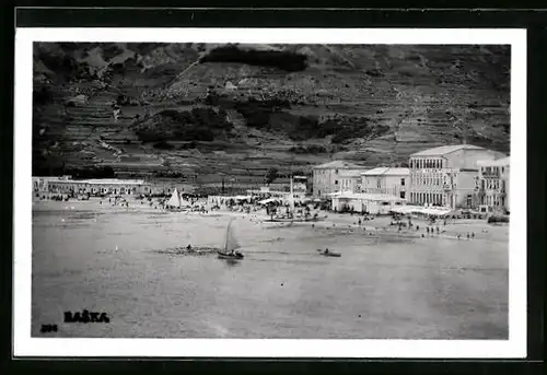 AK Baska, Blick zum Hotel Velebit