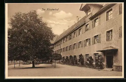 AK Villingen / Schwarzwald, Lehr- u. Erziehungs-Institut St. Ursula, Klosterhof