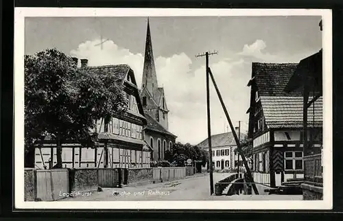 AK Legelshurst, Kirche und Rathaus