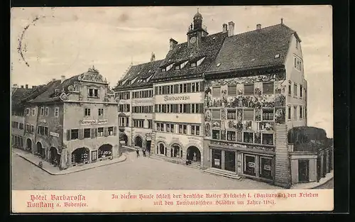 AK Konstanz, Hotel Barbarossa