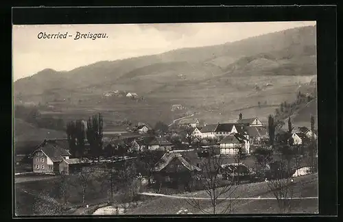 AK Oberried / Breisgau, Ortsansicht aus der Vogelschau