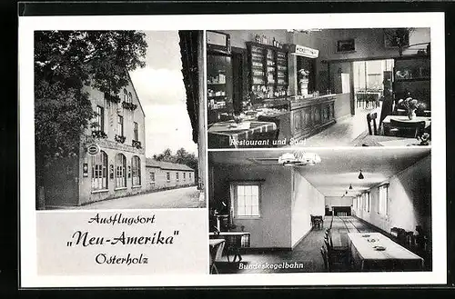 AK Osterholz, Gasthaus und Pension Neu Amerika