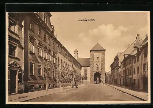 AK Villingen / Schwarzwald, Lehr- u. Erziehungs-Institut St. Ursula, Strassenseite