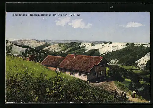 AK Immenstadt im Allgäu, Unterkunftshaus am Stuiben