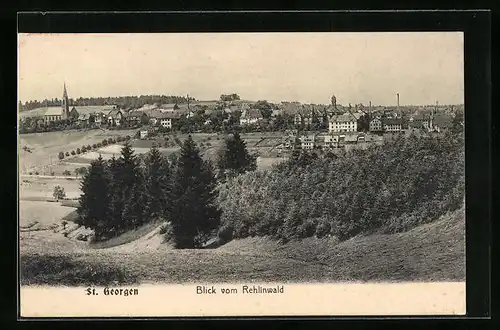 AK St. Georgen, Blick vom Rehlinwald