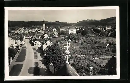 AK Voitsberg, Ortsansicht aus der Vogelschau