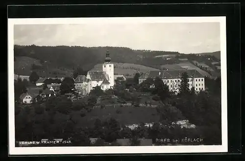 AK Piber, Ortsansicht aus der Vogelschau