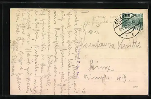 AK Trieben, Totalansicht aus der Vogelschau