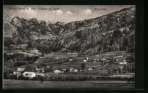 AK Freienfeld, Ortsansicht mit Maria Trens, Campo di Trens