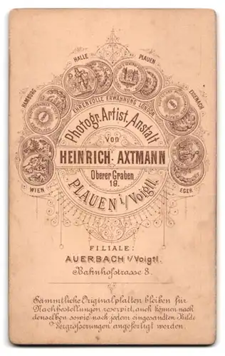 Fotografie H. Axlmann, Plauen /V., Bahnhofstrasse 8, Zierliche junge Dame mit schickem Schmuck