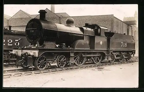 AK Lokomotive der englischen Eisenbahn Nr. 718