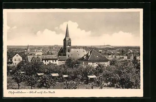 AK Aschersleben, Blick auf die Stadt