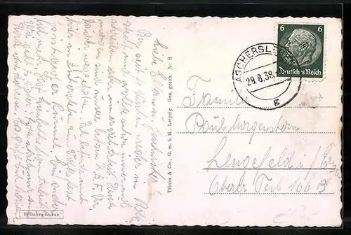 AK Aschersleben, Partie am Burgplatz