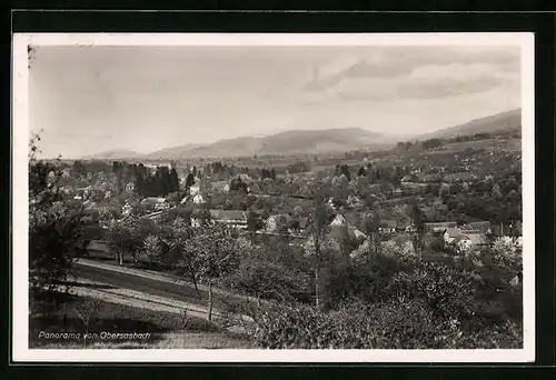 AK Obersasbach, Panoramaansicht