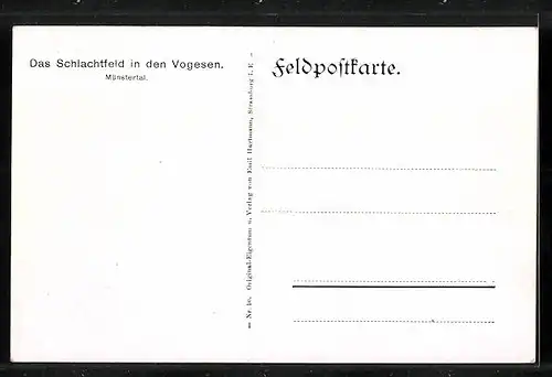 Künstler-AK Türkheim, Totalansicht mit Umgebung