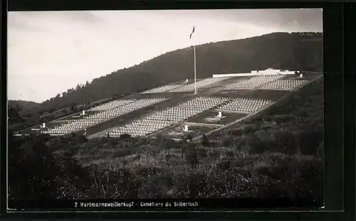 AK Hartmannswillerkopf, Cimetiere du Silberloch