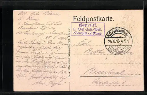 AK Münster, Totalansicht mit Kirchen