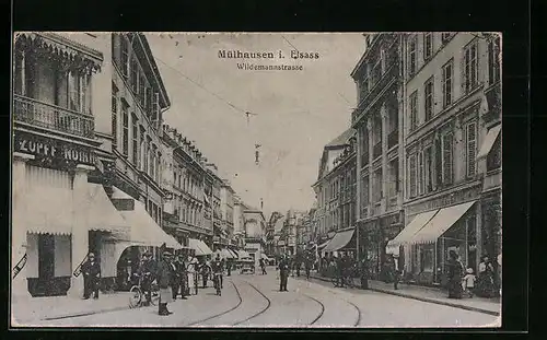 AK Mülhausen i. Elsass, Wildemannstrasse