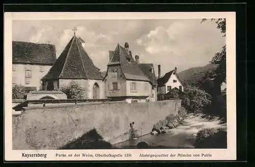 AK Kaysersberg, Partie an der Weiss - Oberhofkapelle 1391