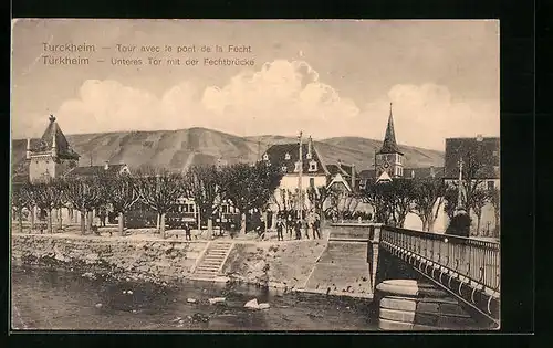 AK Türkheim, Unteres Tor mit der Fechtbrücke