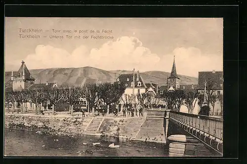 AK Türkheim, Unteres Tor mit der Fechtbrücke