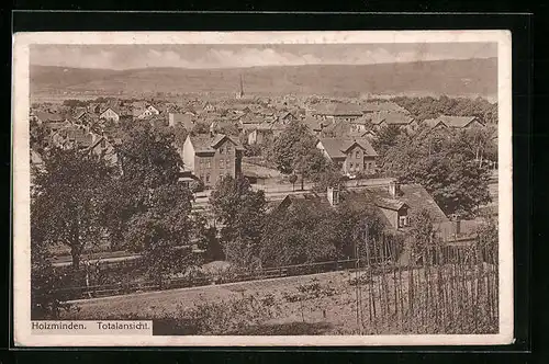 AK Holzminden, Totalansicht aus der Vogelschau