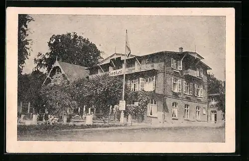 AK Plau in Mecklenburg, Hotel Erholungsheim Seelust