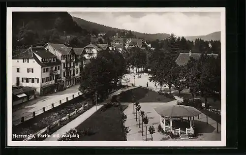 AK Herrenalb, Partie mit Kurplatz