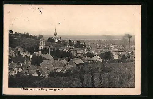 AK Barr, Ortsansicht vom Freiberg aus gesehen