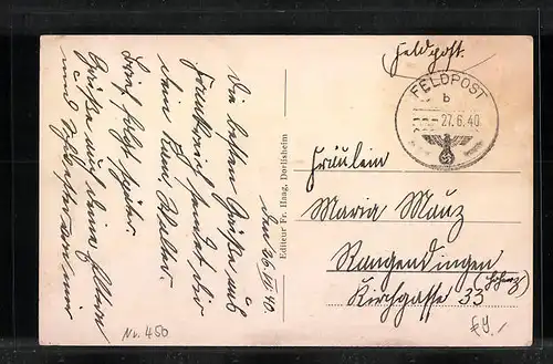 AK Dorlisheim, Rue principale, Strassenpartie