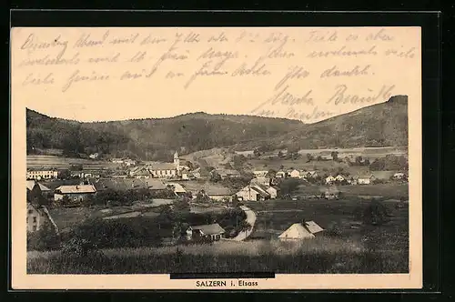 AK Salzern i. Elsass, Panorama