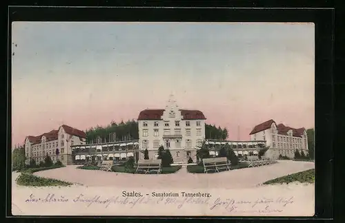 AK Saales, Sanatorium Tannenberg