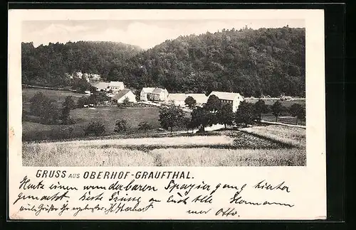 AK Oberhof-Graufthal, Panorama