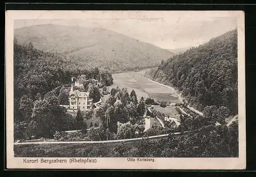 AK Bergzabern /Rheinpfalz, Villa Karlsberg