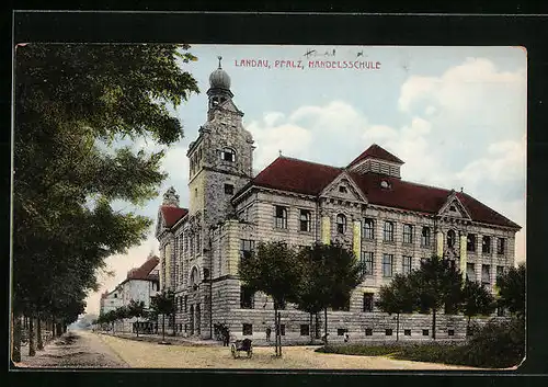 AK Landau /Pfalz, Handelsschule