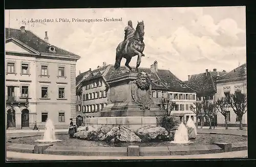 AK Landau / Pfalz, Prinzregenten-Denkmal