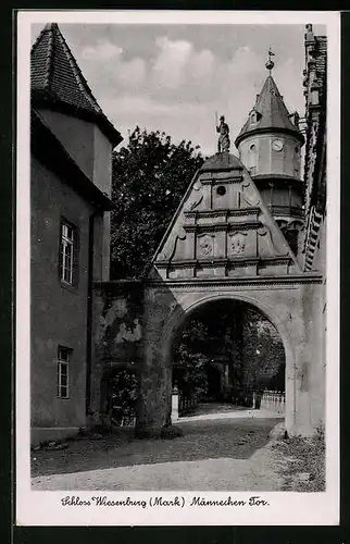 AK Wiesenburg /Mark, Männecken Tor
