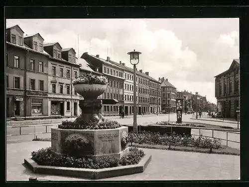 AK Weissenfels, Denkmal in der Merseburger Strasse