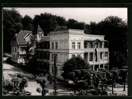 AK Sellin /Rügen, Wohnhäuser an der Promenade