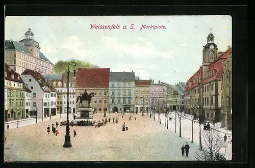 AK Weissenfels a. S., Marktplatz