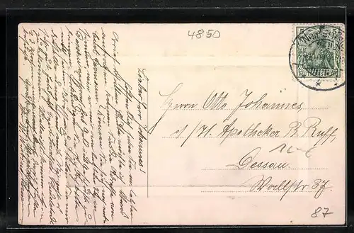 Präge-AK Weissenfels, Partie an der Saale