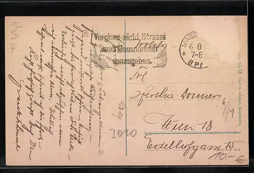 AK Gross-Salze, Markt mit Rathaus