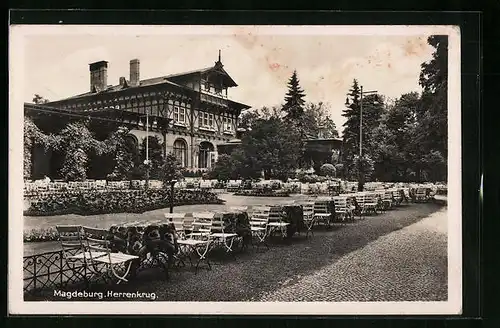 AK Magdeburg, Gasthaus Herrenkrug