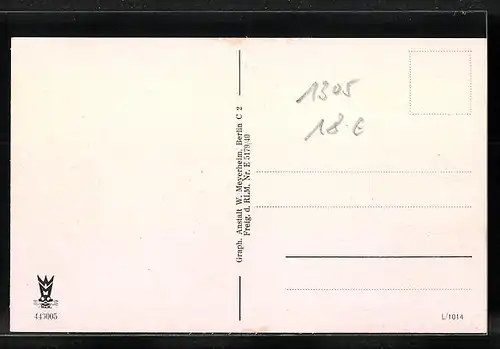 AK Oderberg /Mark, Blick vom Geisberg auf den Ort