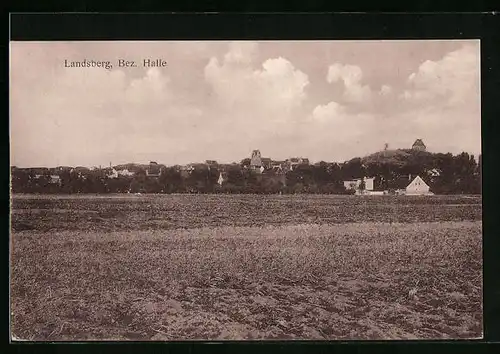 AK Landsberg /Bez. Halle, Teilansicht